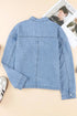 'Sable' Snap Down Denim Jacket - Celes Fashion